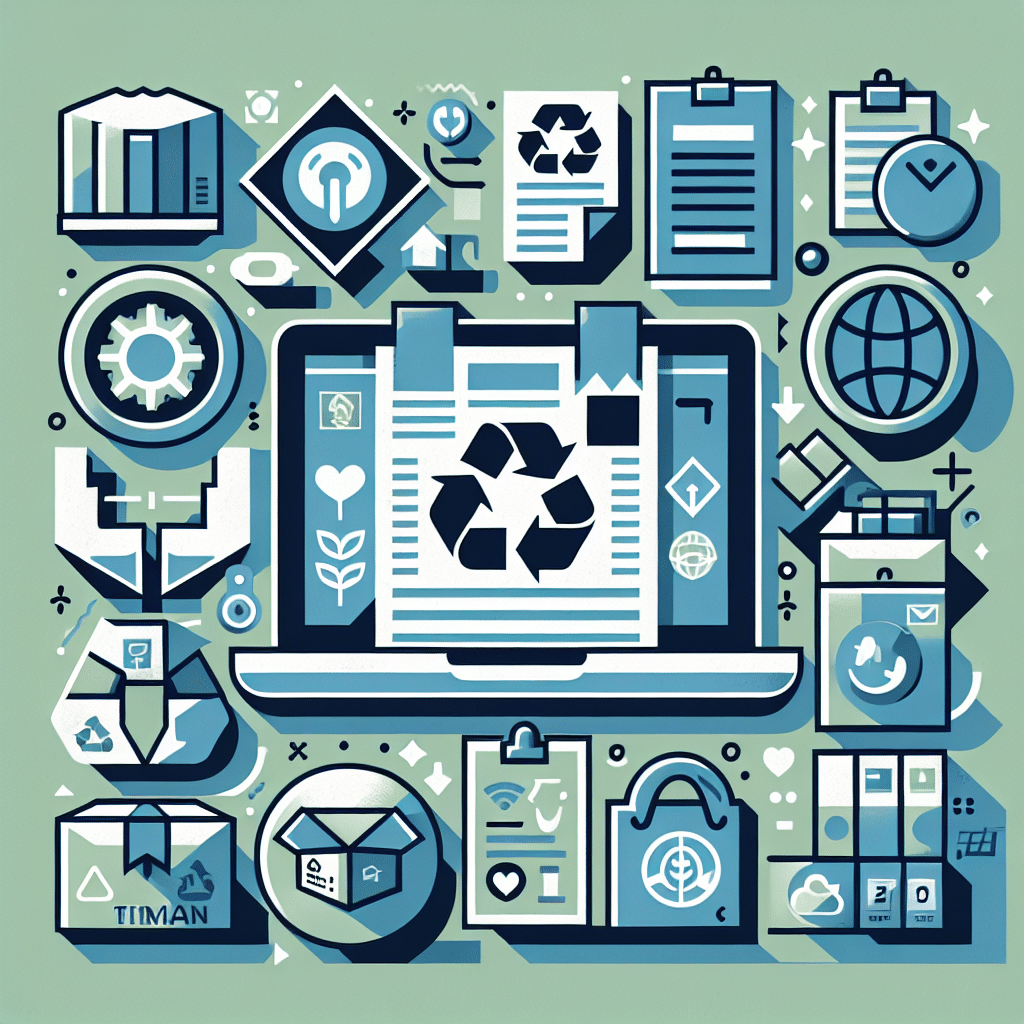 Illustration showing France EPR Labeling with clear Triman and Info-Tri marks on ecommerce packaging to avoid compliance issues.