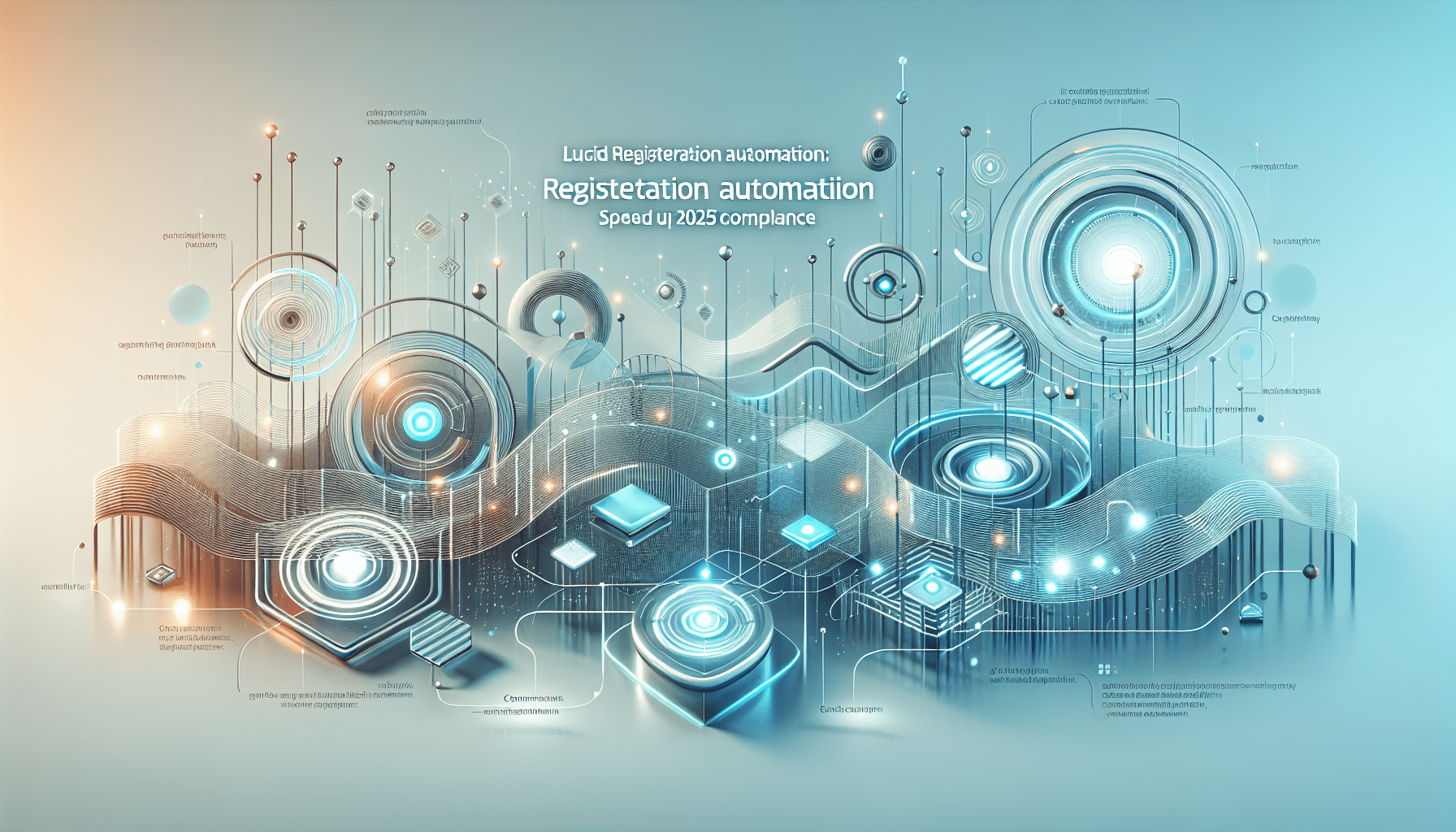 Infographic shows LUCID submission workflow from manual errors to automated validation and registry entry in 2025.