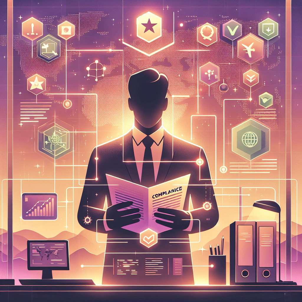 WEEE compliance and packaging being streamlined by a single EU Responsible Person overseeing digital reports in a modern office setup.