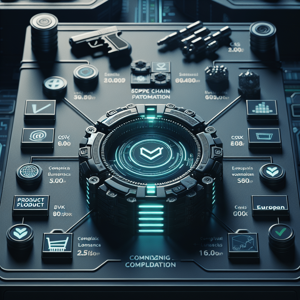 Amazon EPR Compliance interface showing automatic SKU mapping and product upload dashboard with EU regulation icons.