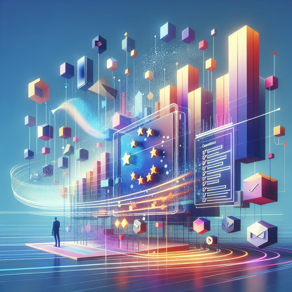 A knowledgeable EU compliance expert guiding sellers through fast EU Responsible Person registration using digital checklists and approval interface.