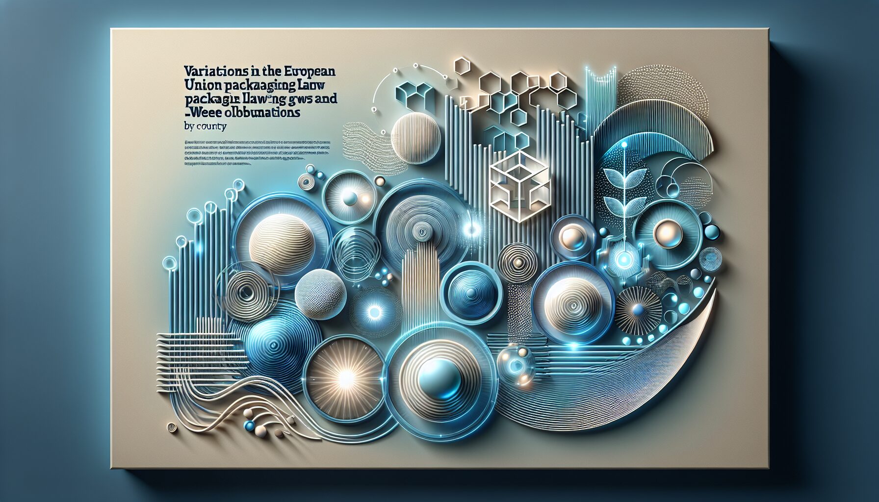 Visual summary of how packaging and WEEE laws differ by EU country, featuring icons and legal diagrams