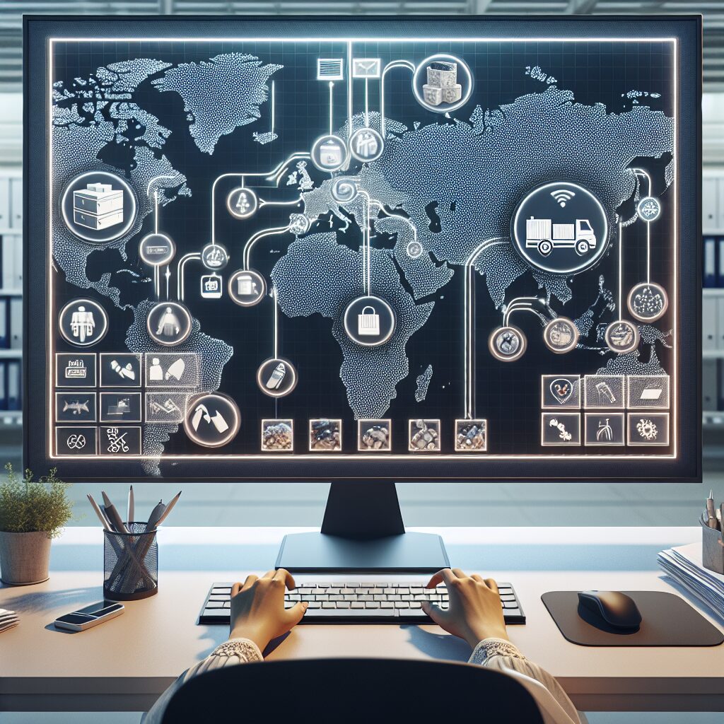 Digital dashboard showing pan-EU EPR automation with icons for packaging, battery, and WEEE compliance on a Europe map overlay.